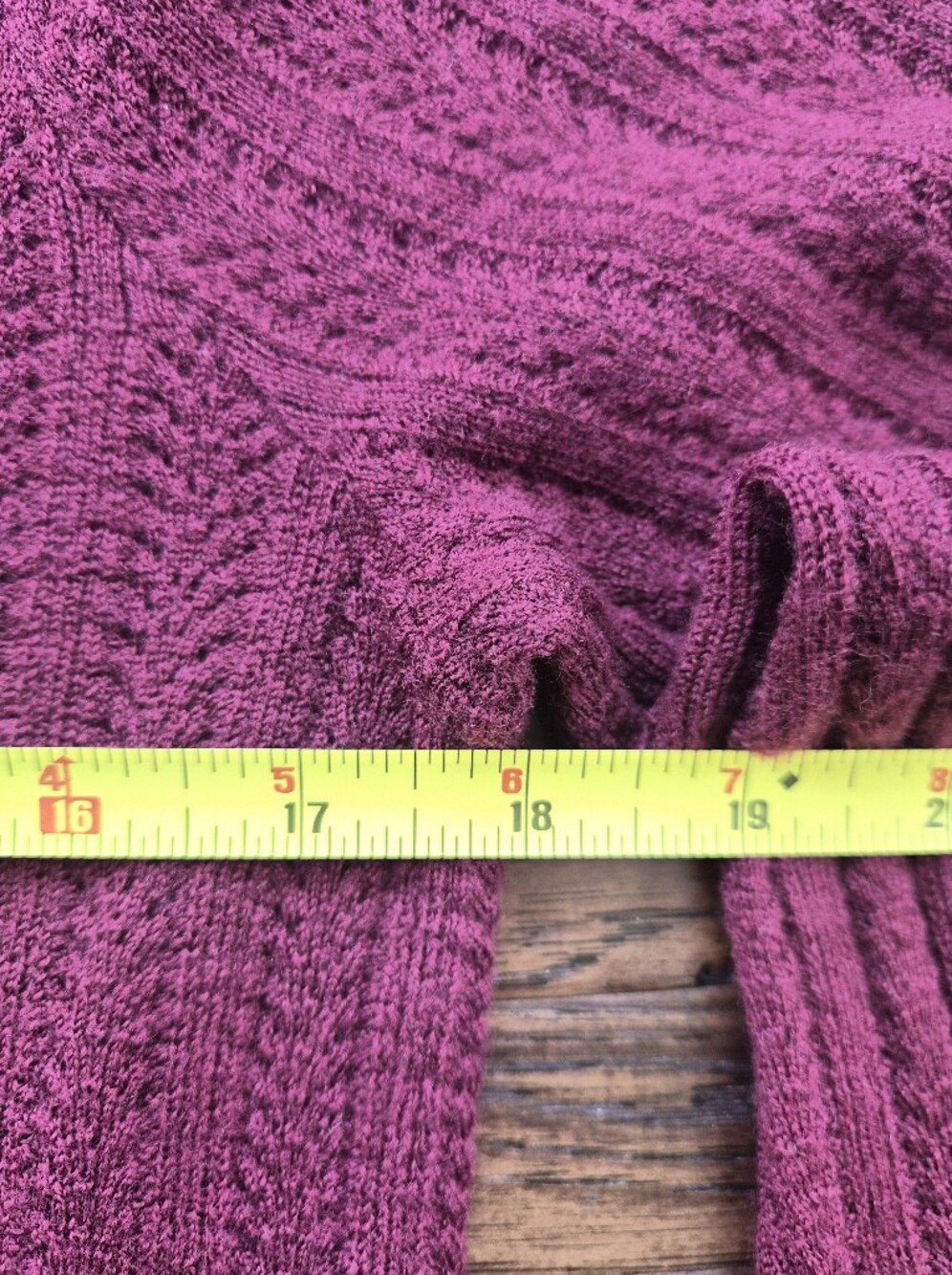 [Sezane] NWOT Louis Cardigan In Burgundy, Size M, 100% Merino Wool - Picture 7 of 11